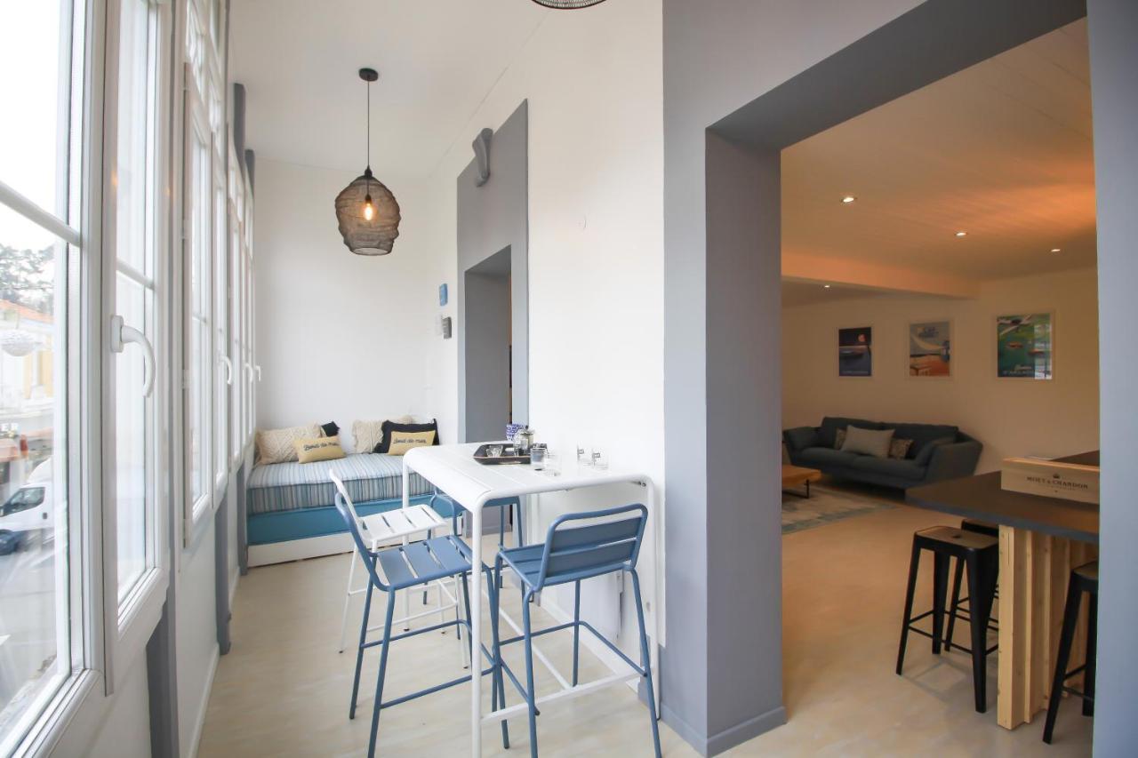 La Maison Bleue - En Plein Coeur D'Arcachon Exterior foto
